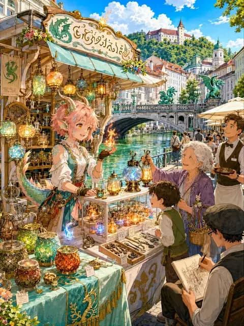 Otherworldly Dragon Girl Fire Shop preview image 1