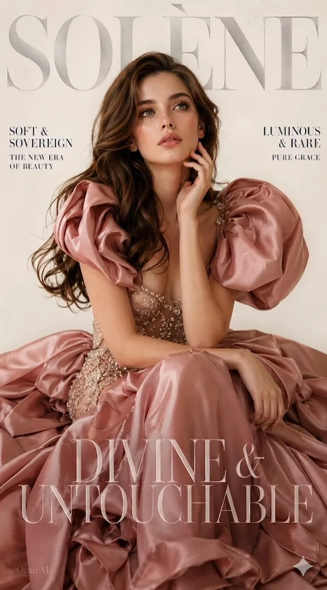 Luxury Fashion Magazine Cover preview image 1