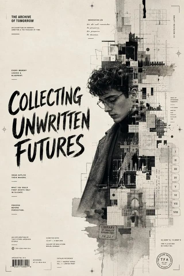 The Archive of Tomorrow Editorial Poster preview image 1