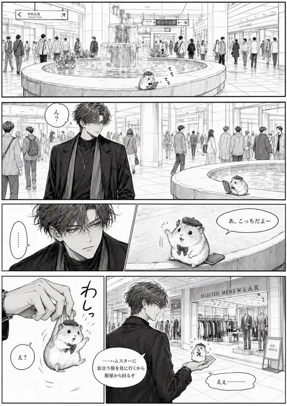 Manga Hamster Friend at Mall preview image 1