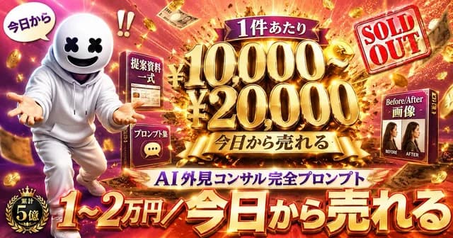 Flashy AI Appearance Consulting Sales Banner preview image 1