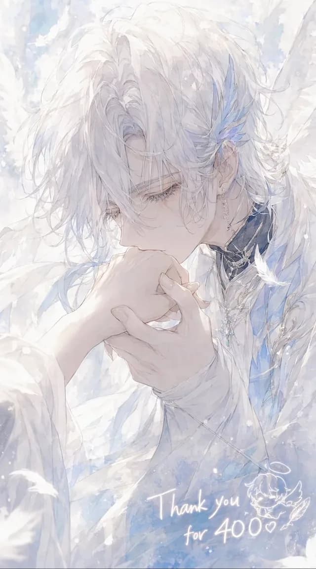 Ethereal Angel Thank You Illustration preview image 1