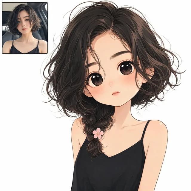 Anime Twin Chibi Portrait preview image 1