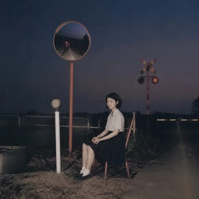 Lonely Night Railway Crossing Attendant preview image 1