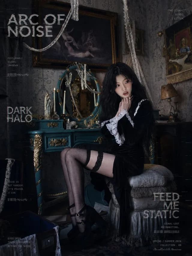 Dark Gothic Lolita Static Portrait preview image 1