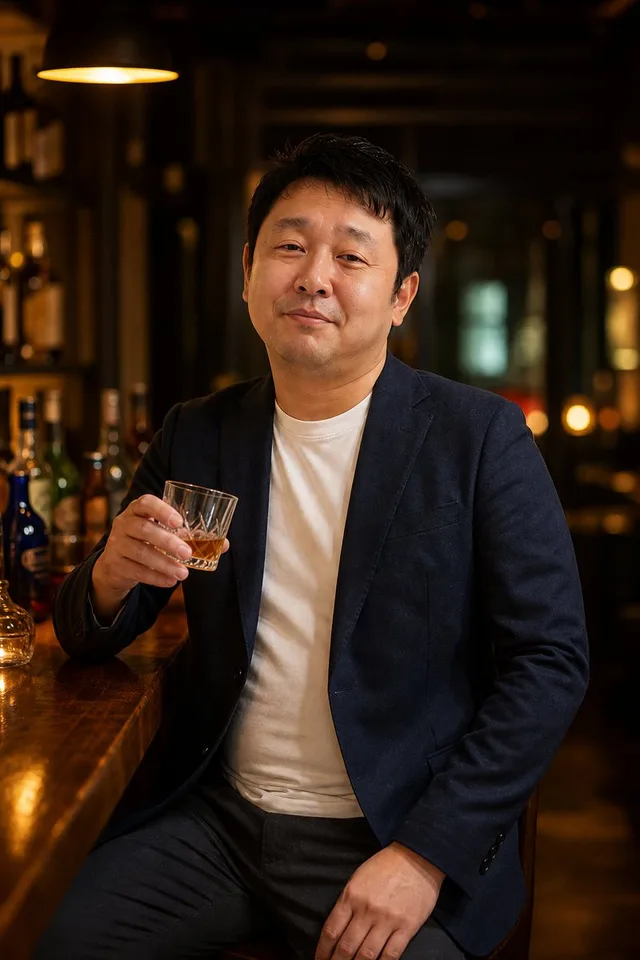 Middle-Aged Man at Whiskey Bar preview image 1