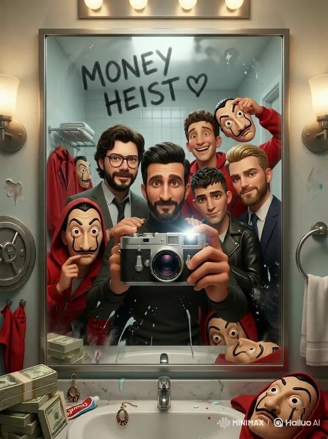 80s Horror Bathroom Mirror Selfie - 1 preview image 1