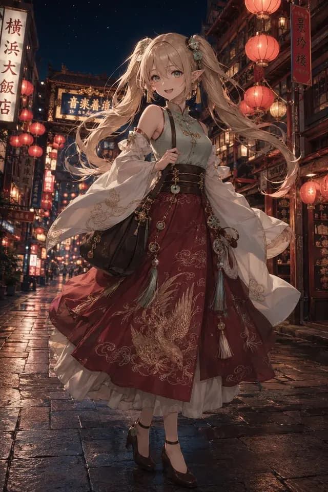 Elf Merchant in Lantern Street preview image 1