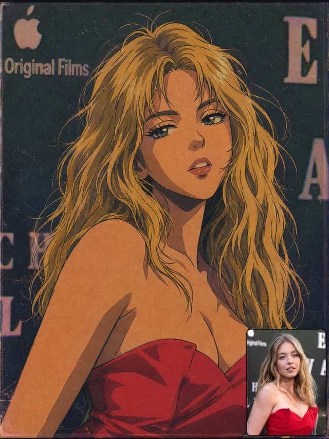 90s Anime Urban Selfie Portrait - 1 preview image 1
