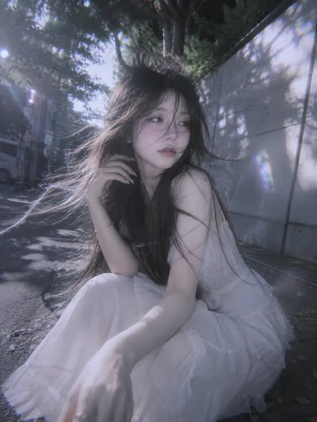 Surreal Japanese Summer Doll Portrait - 1 preview image 1