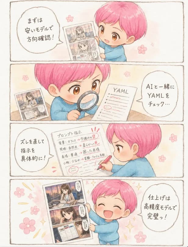 Watercolor AI Manga Workflow Comic preview image 1