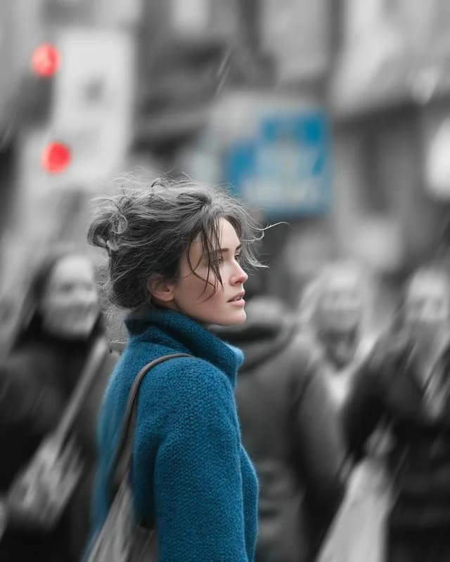 Selective Color Street Photography - 1 preview image 1