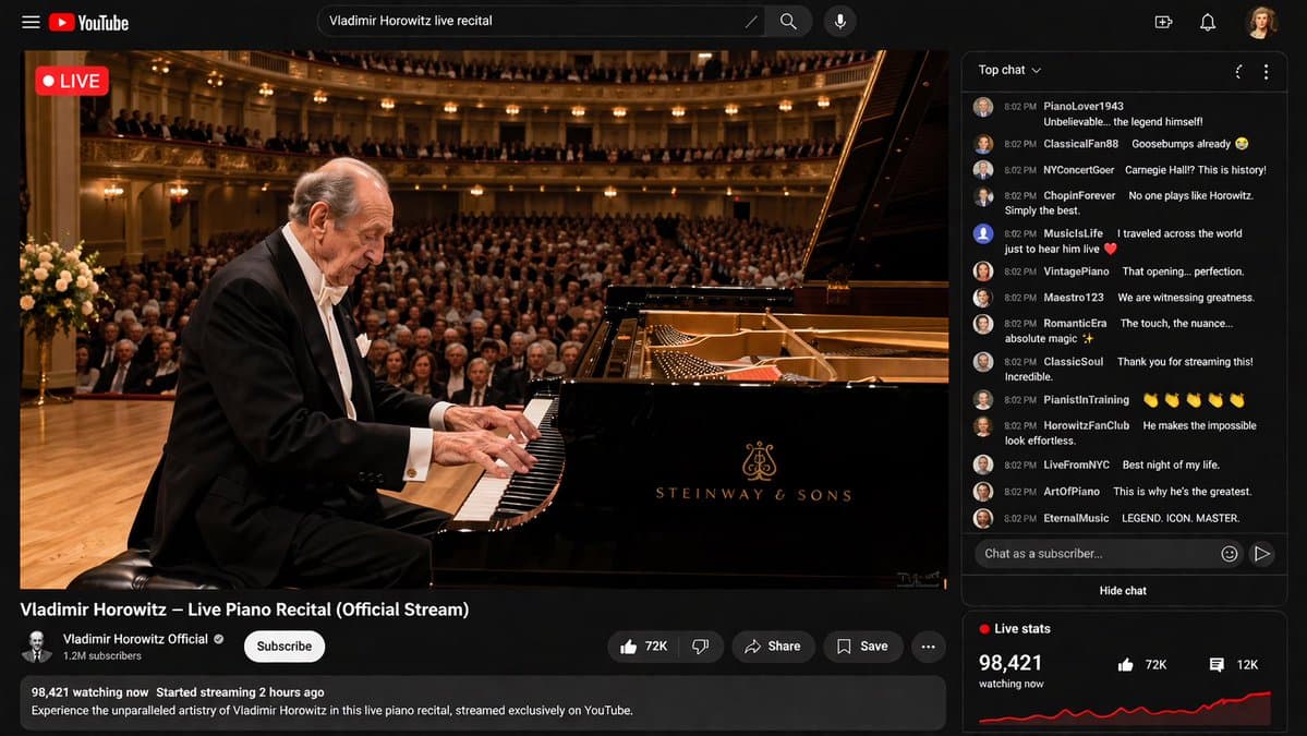 Classic Pianist Live Stream preview image 1