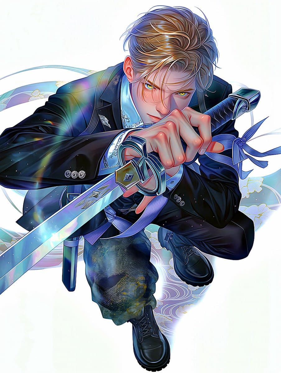 Anime Samurai Game Ad Poster preview image 3