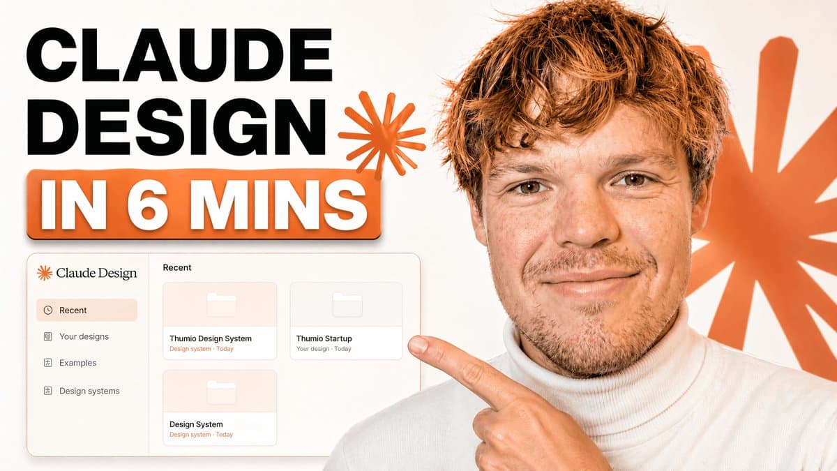 Tech Tutorial Thumbnail with UI Mockup preview image 1