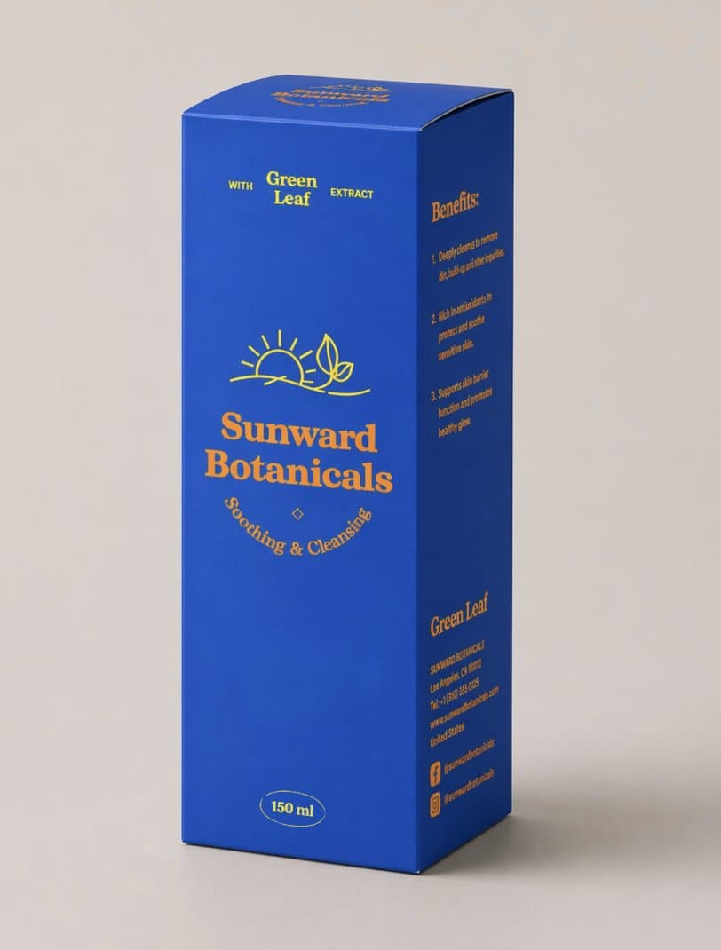 3D Product Box Dieline Visualization preview image 1