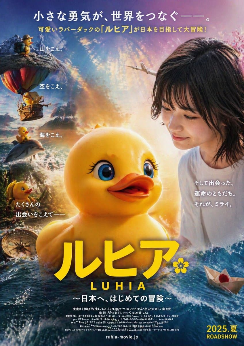 Rubber duck adventure movie poster prompt preview image 2