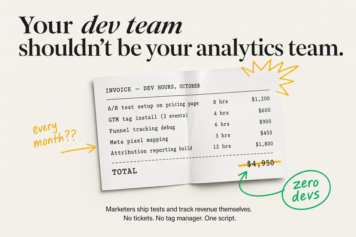 Minimal SaaS Ad With Invoice Mockup preview image 1