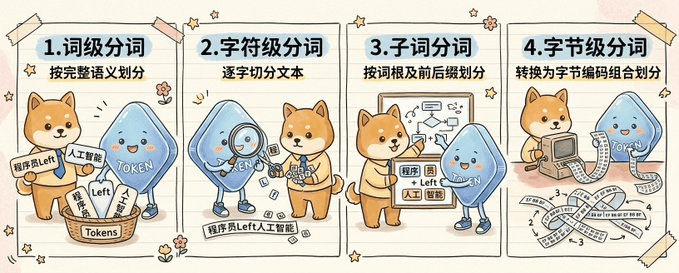 Cute Four-Panel Tokenization Infographic preview image 1