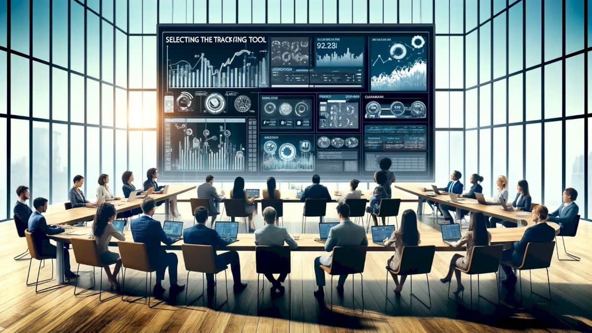 Futuristic Boardroom Analytics Meeting preview image 1