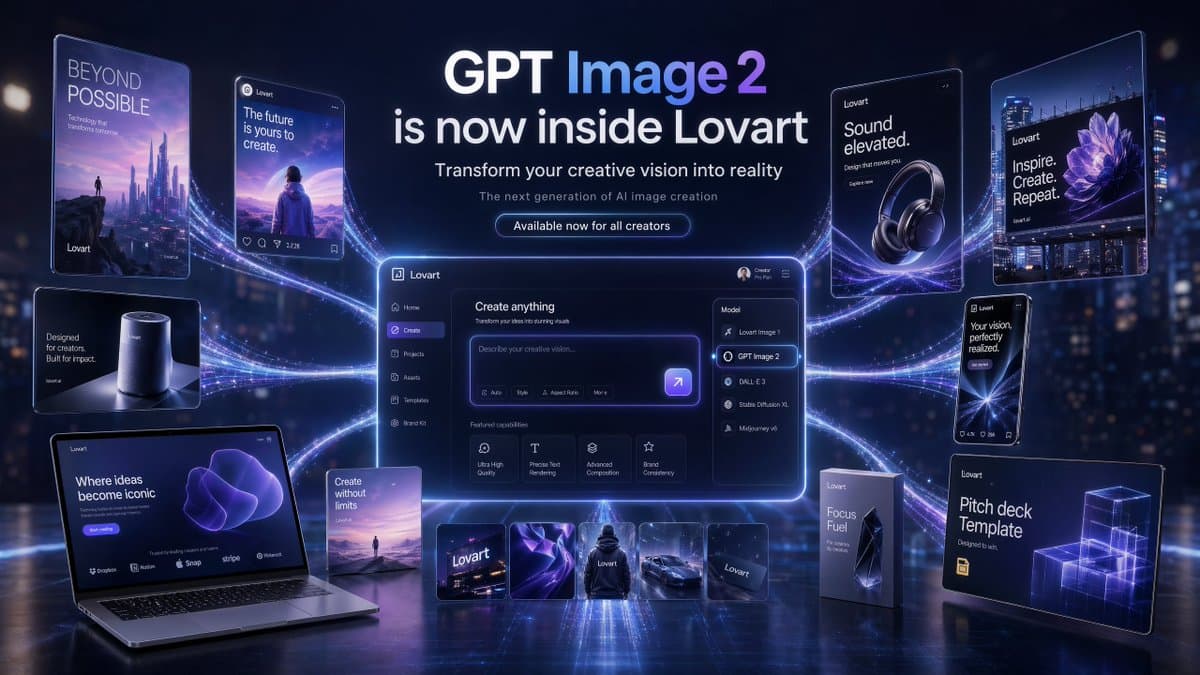 Futuristic GPT Image 2 Launch Banner preview image 1