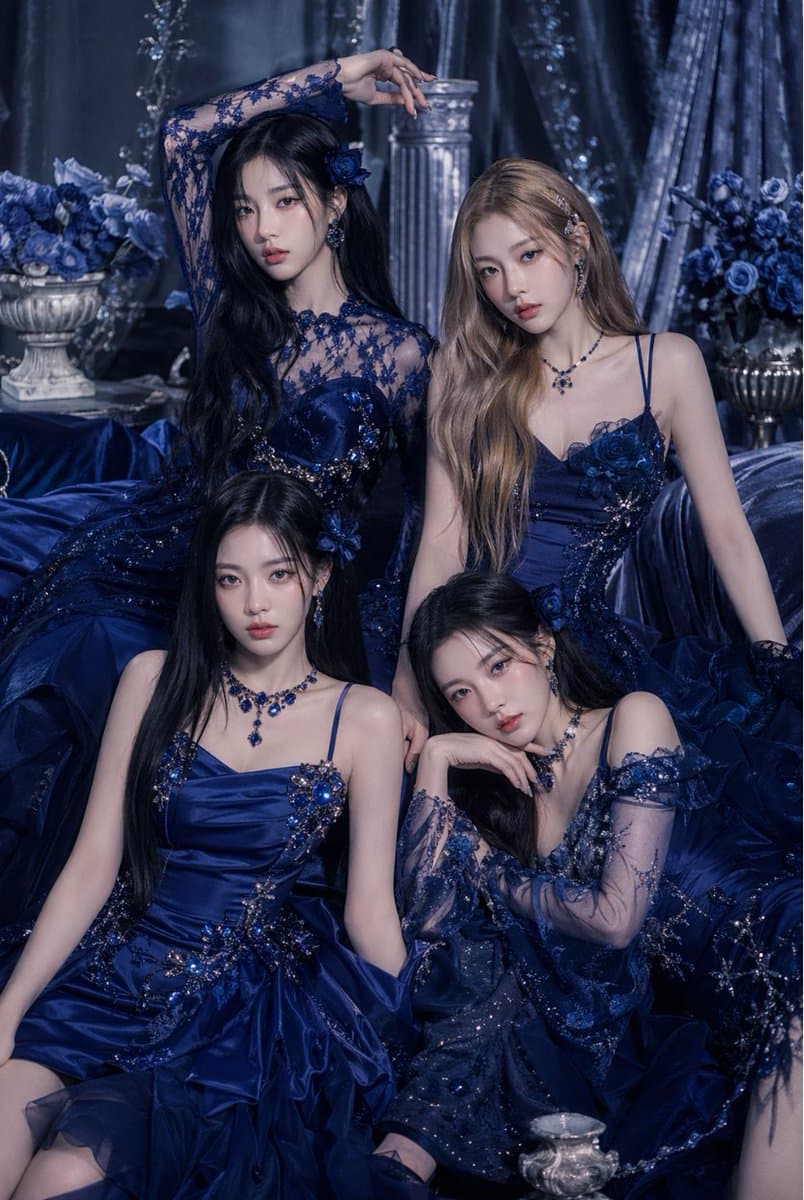 Blue Couture Group Portrait preview image 1