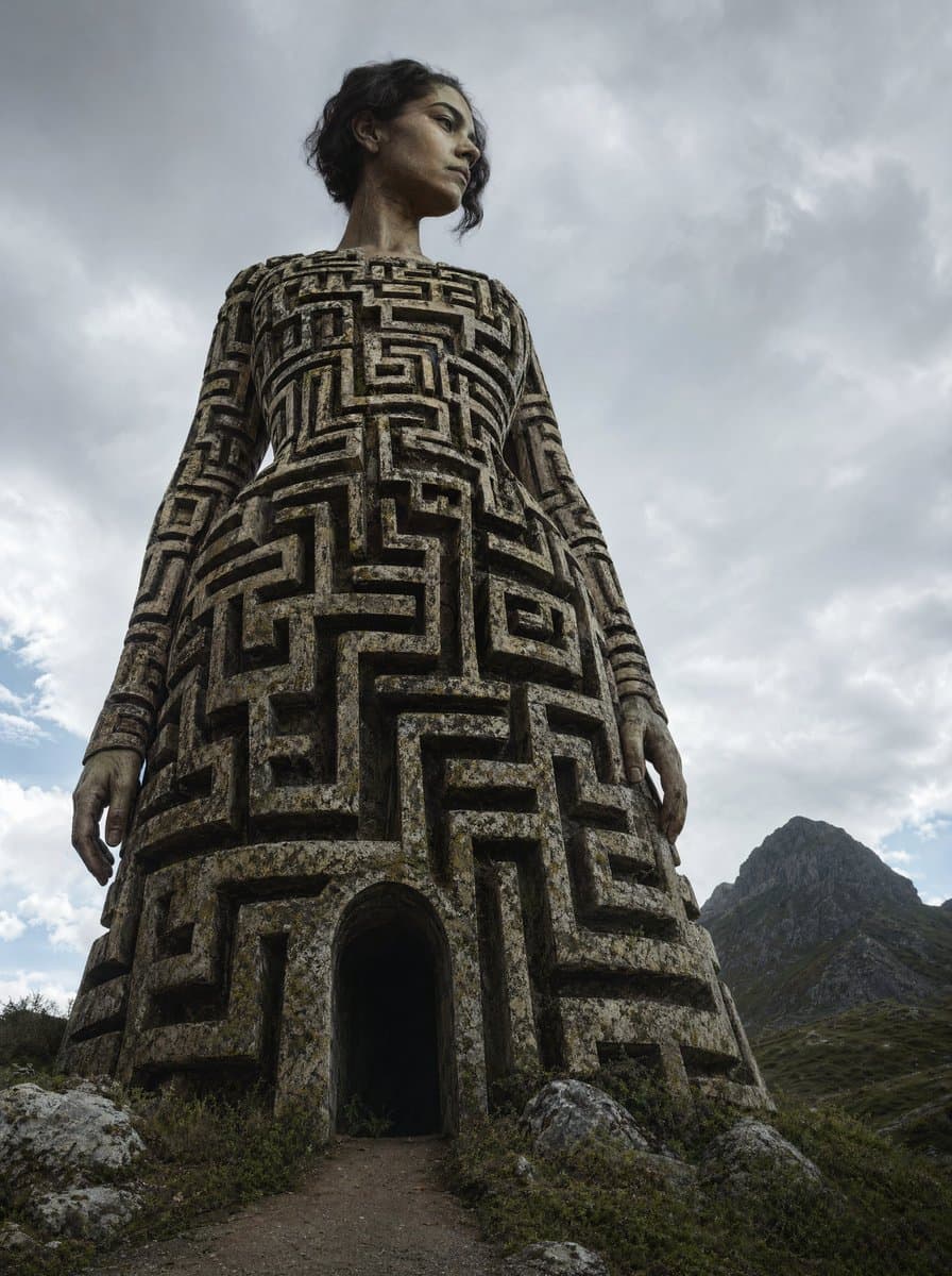 Colossal Labyrinth Woman Monument preview image 1
