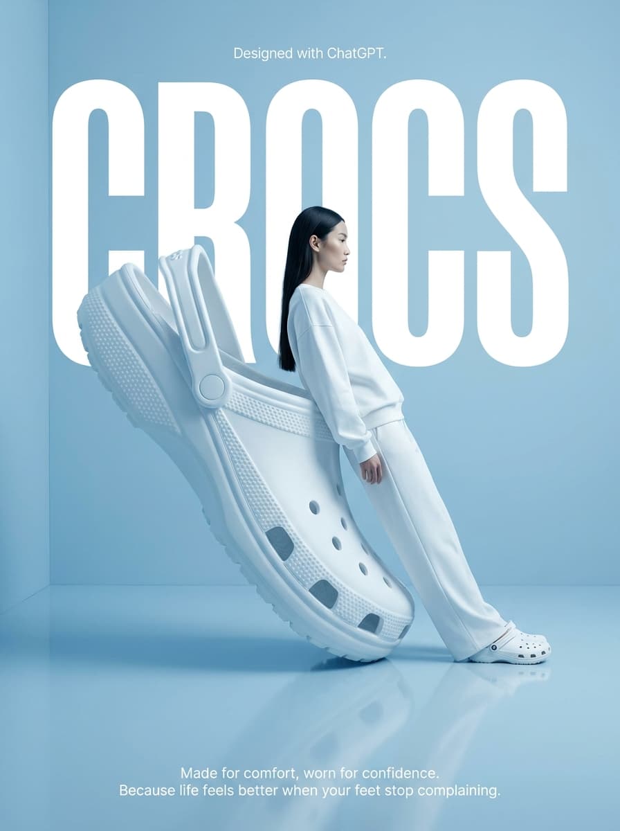 Surrealist High-Fashion Brand Poster preview image 1