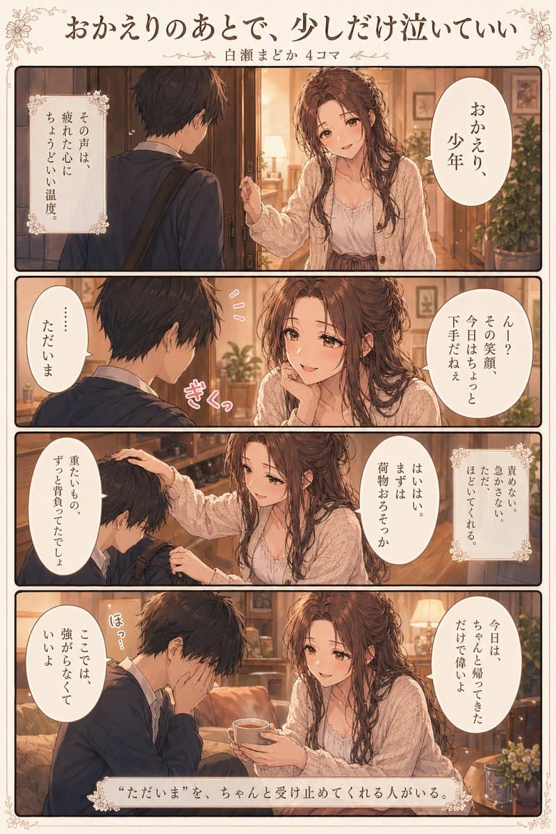 Warm Welcome Home Anime Poster preview image 2