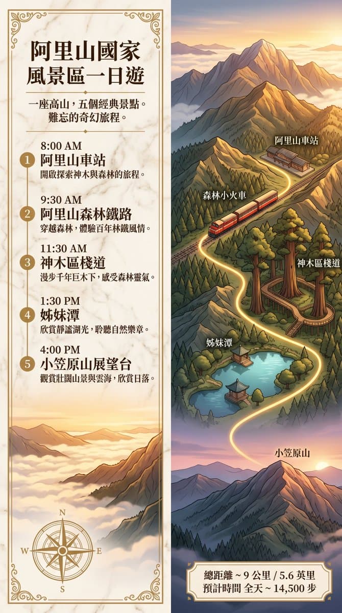 Alishan One-Day Travel Poster preview image 2
