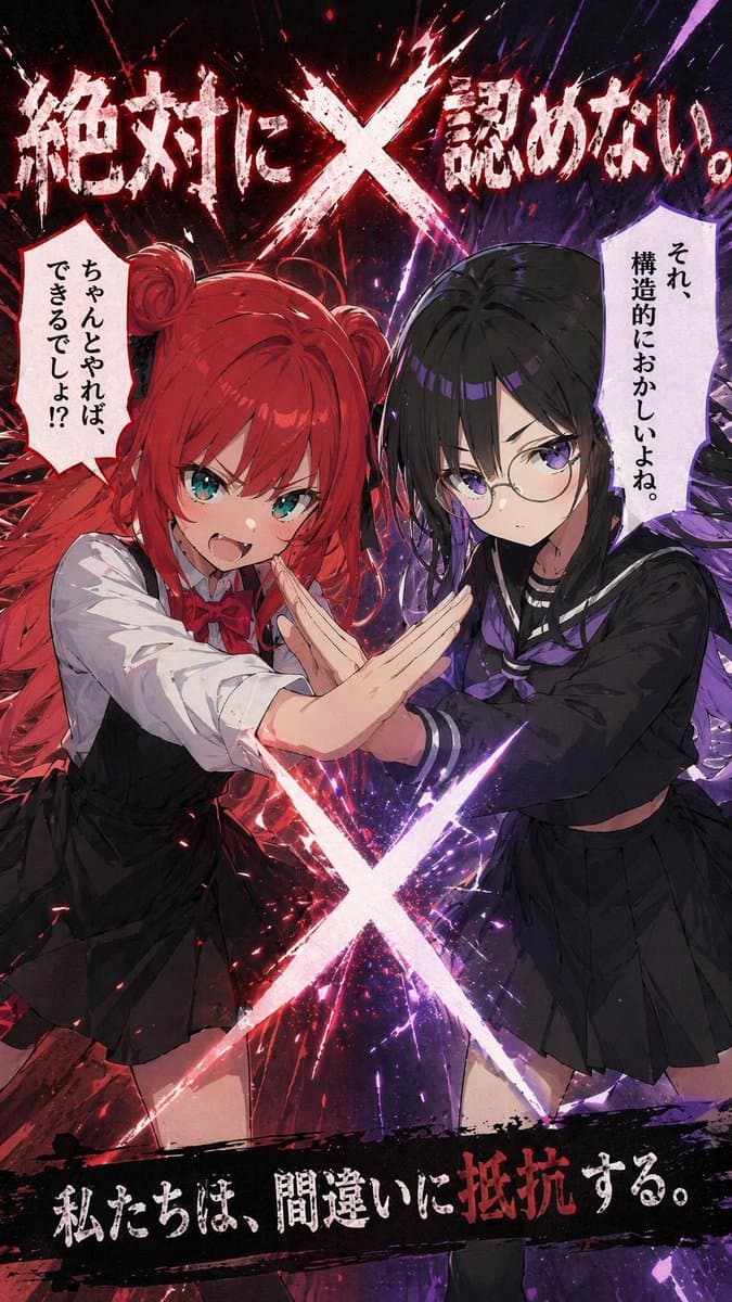 Anime X Battle Poster preview image 2