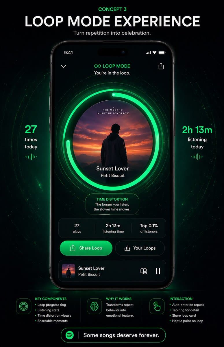Neon Loop Mode Music App Poster preview image 1