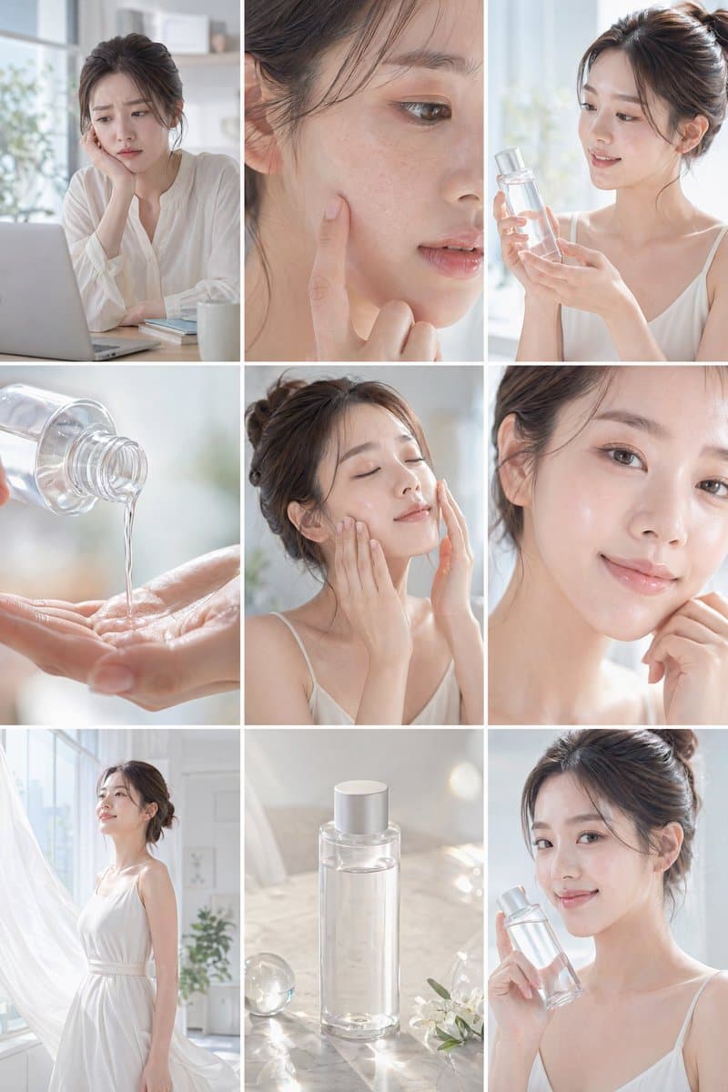 Skincare Commercial Storyboard preview image 1