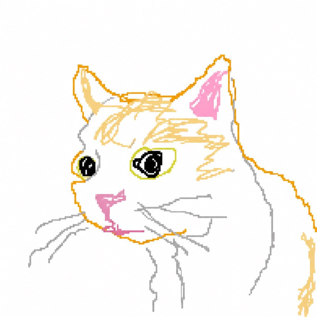 Scribbly MS Paint Transformation preview image 1