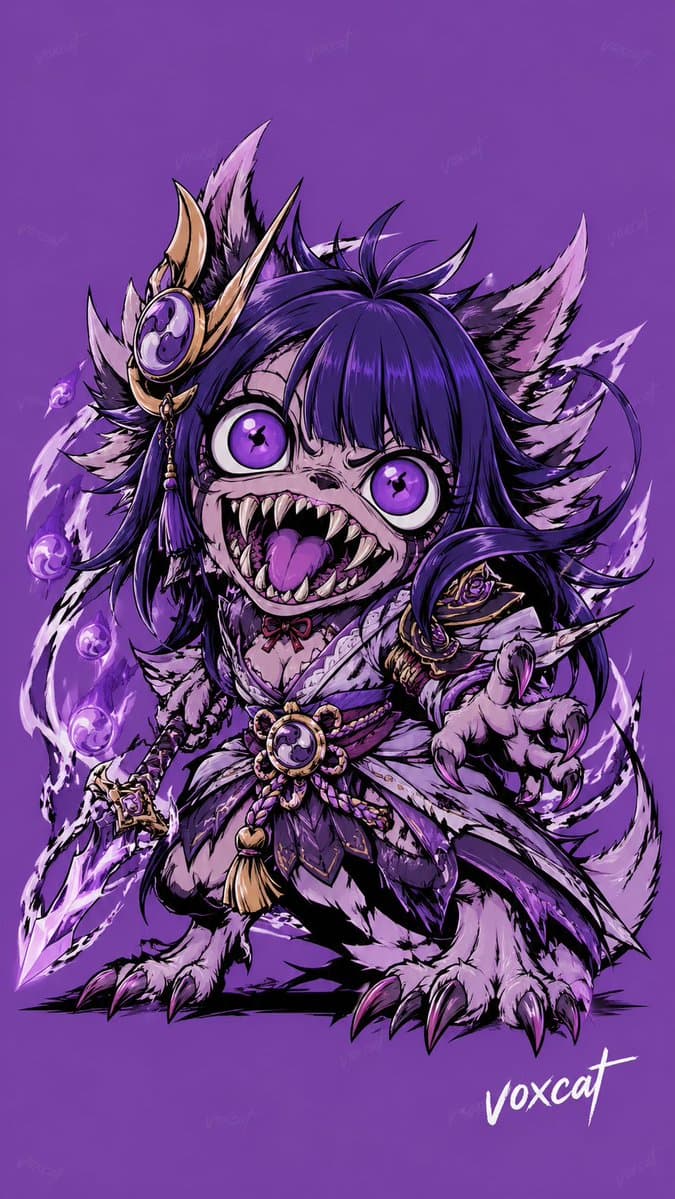 Chinese Mythological Beast Poster preview image 1