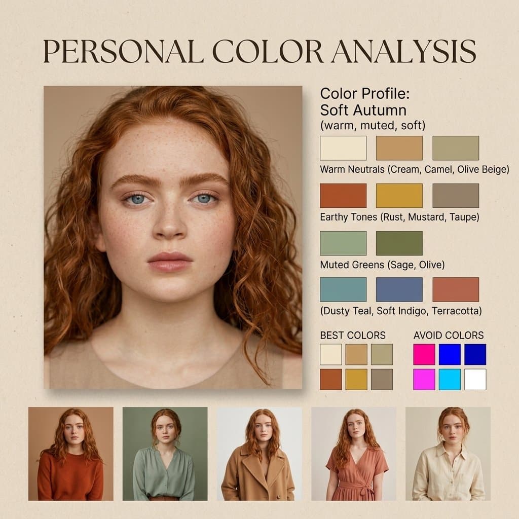 Soft Autumn Personal Color Board preview image 2