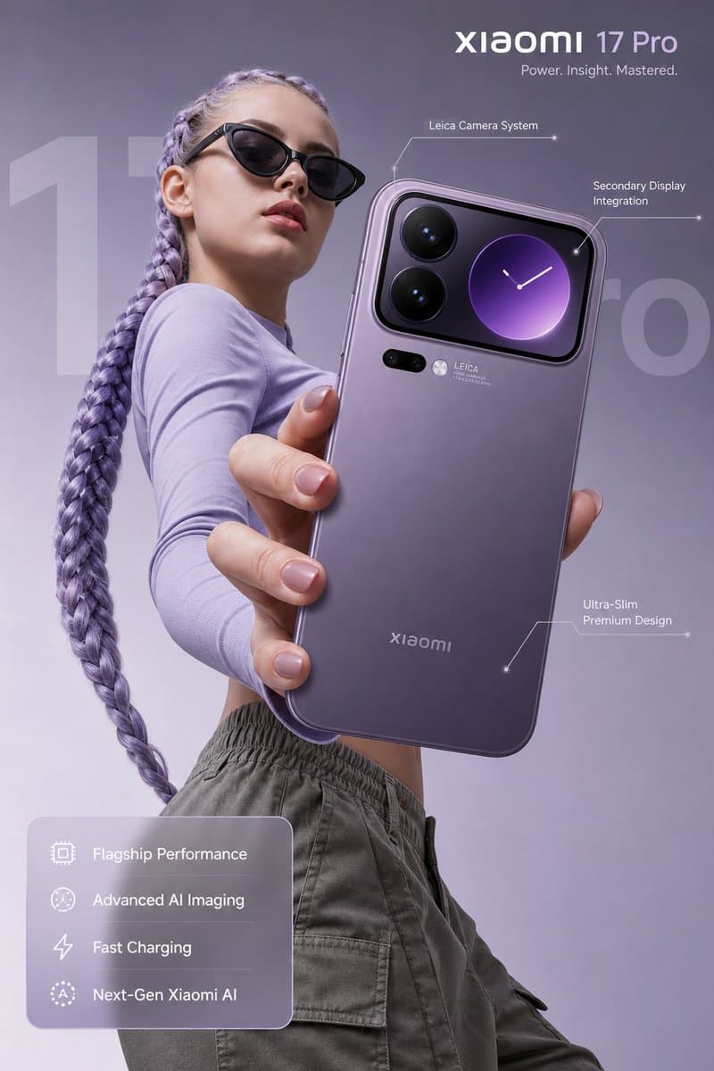 Luxury Smartphone Advertisement Poster preview image 1