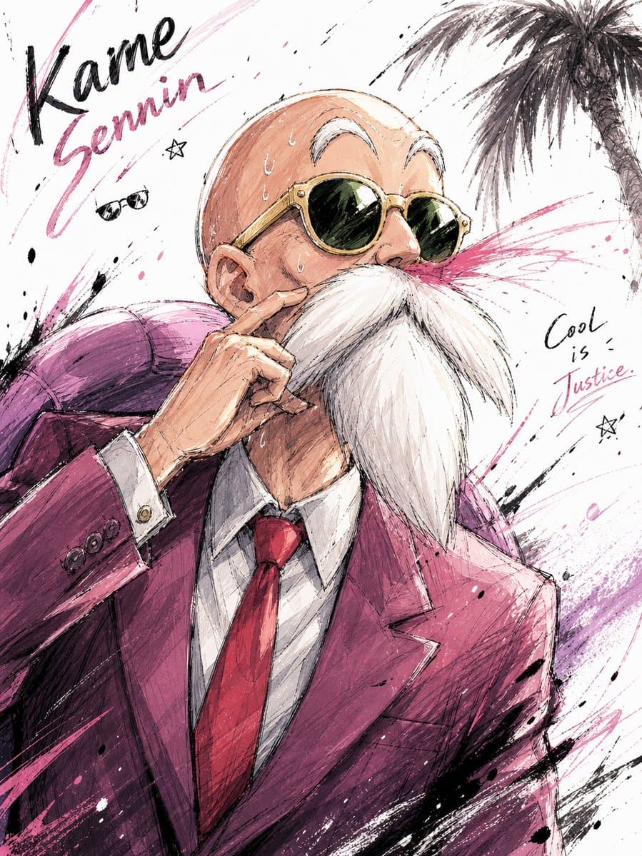 Manga Sketch Doodle Portrait preview image 3