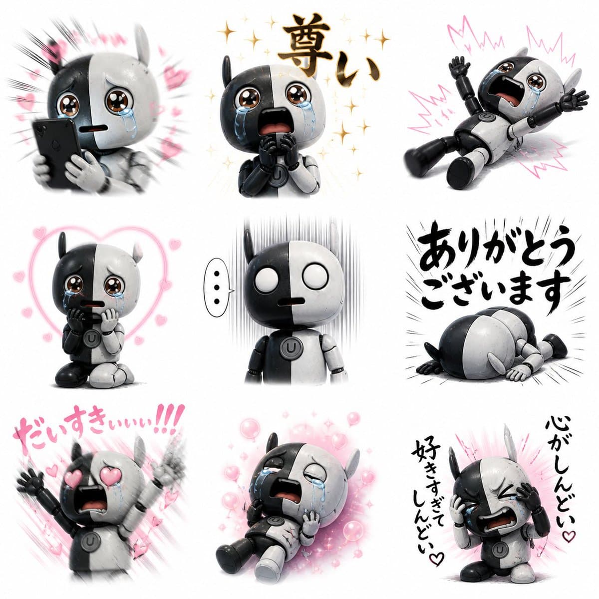 Fan Reaction Sticker Set preview image 1