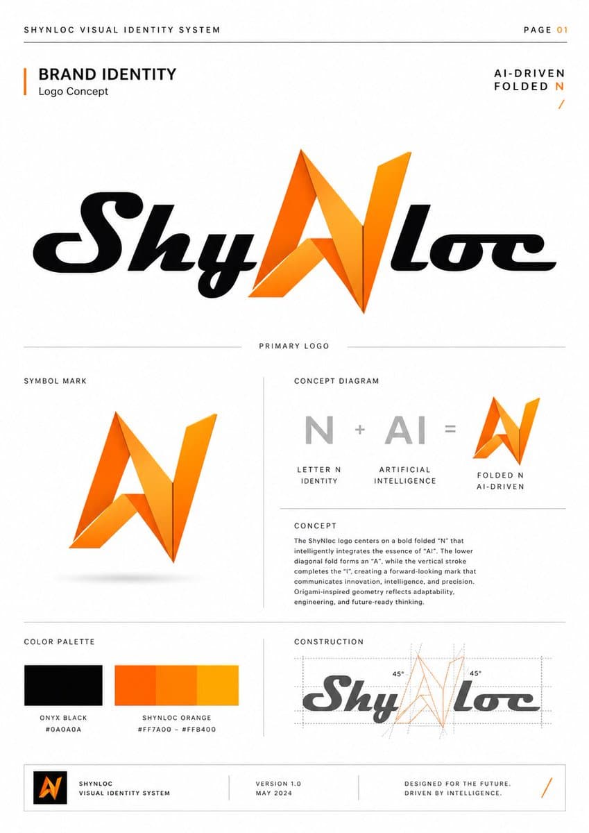 Shynloc Visual Identity Board preview image 1