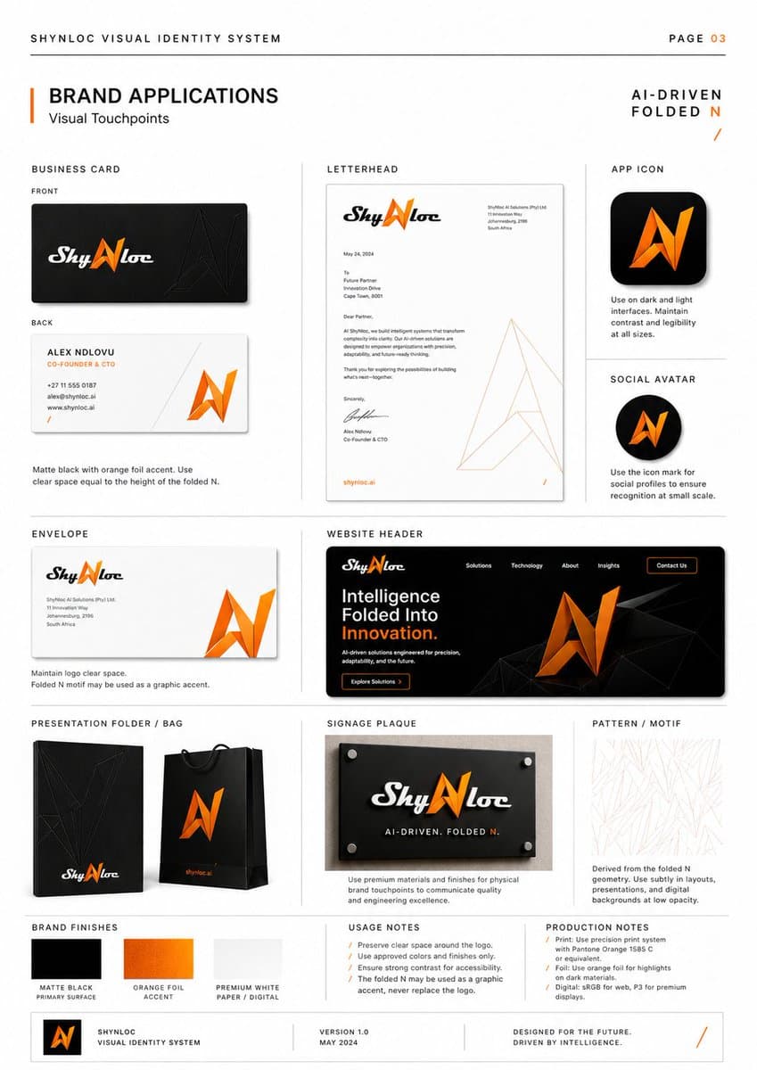Shynloc Visual Identity Board preview image 3