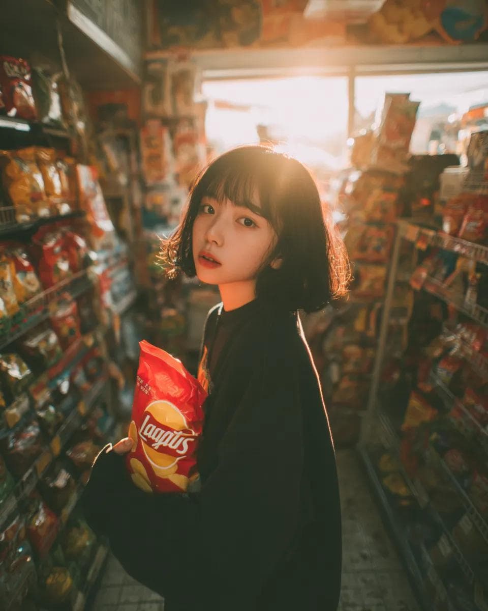 Convenience Store Candid Portrait preview image 3