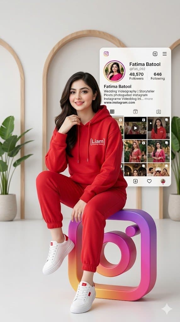 3D Social Media Profile Card preview image 1