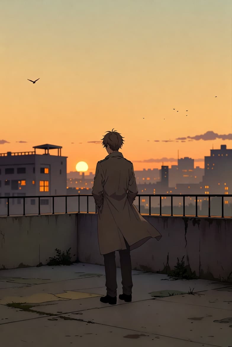 Golden Week Ending Rooftop Sunset preview image 1