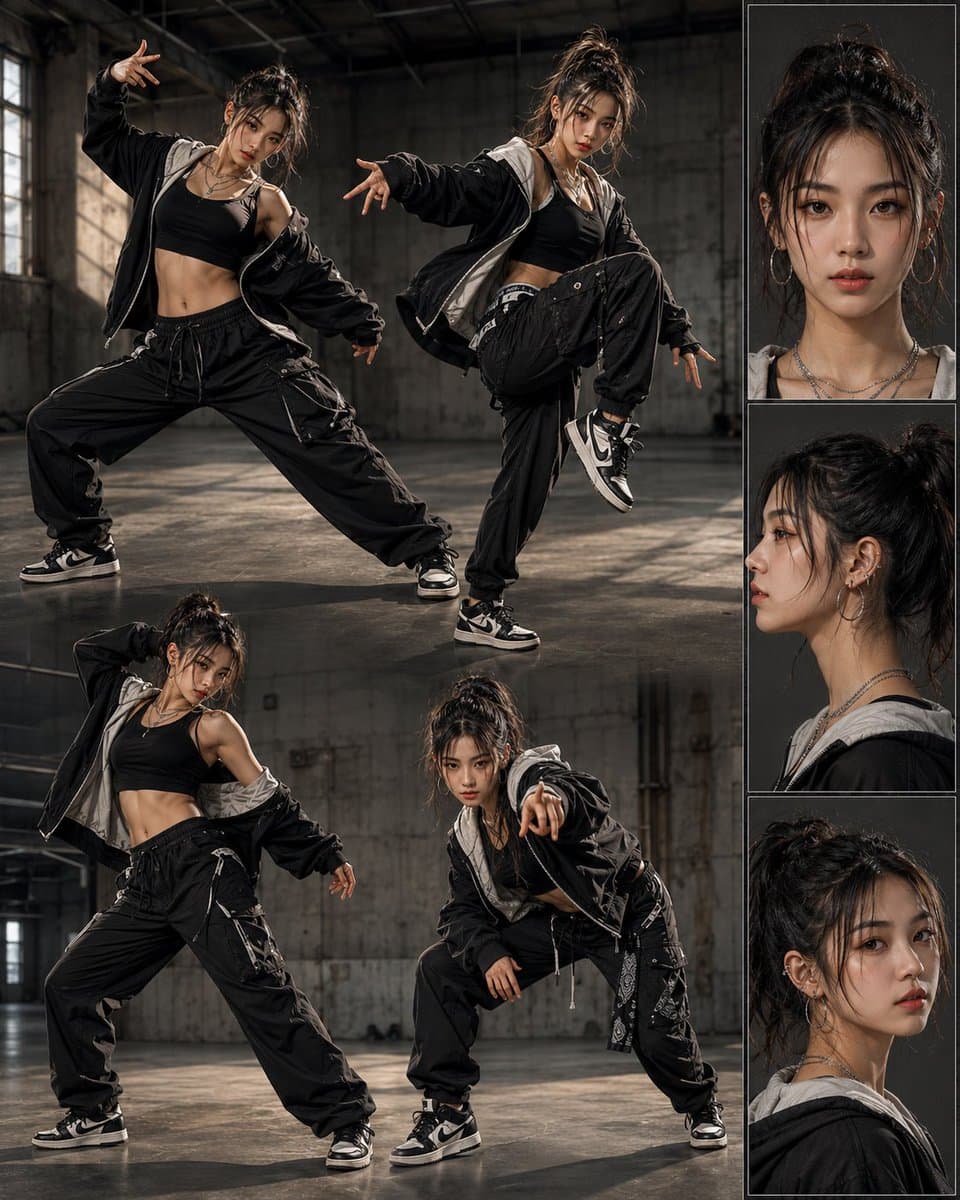 Street Dance Character Design Layout preview image 1