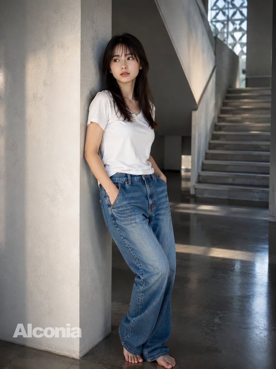 Modern Concrete Stairwell Portrait preview image 1