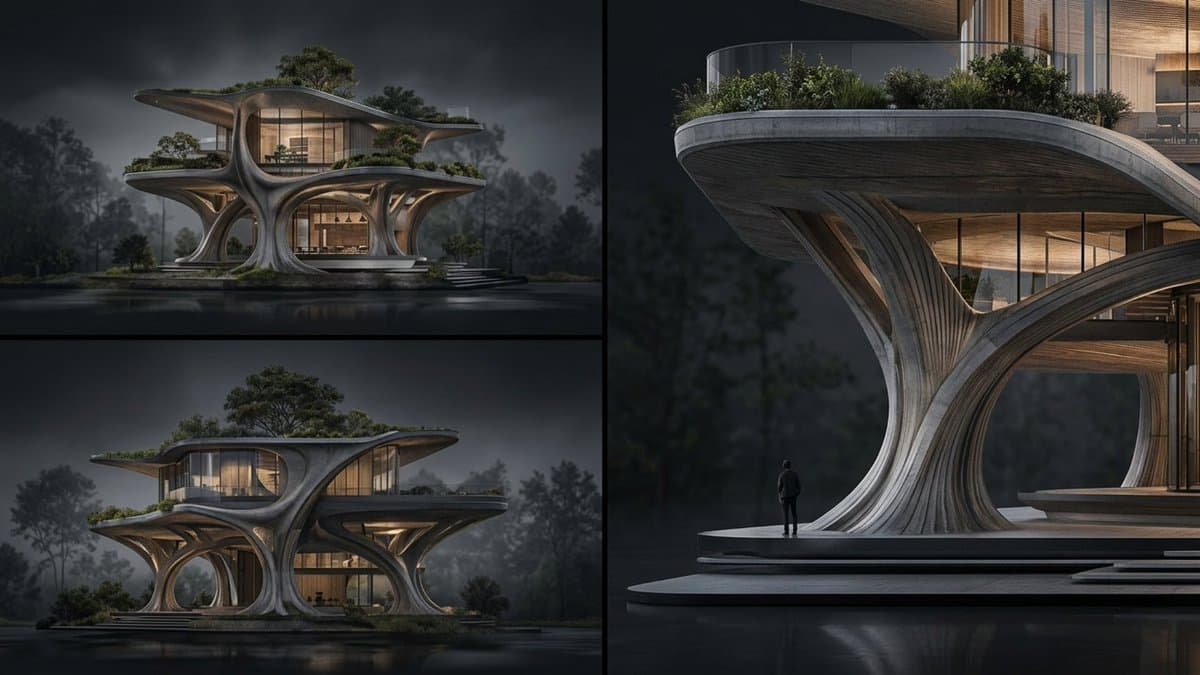 Arboreal Architecture Presentation Board preview image 3