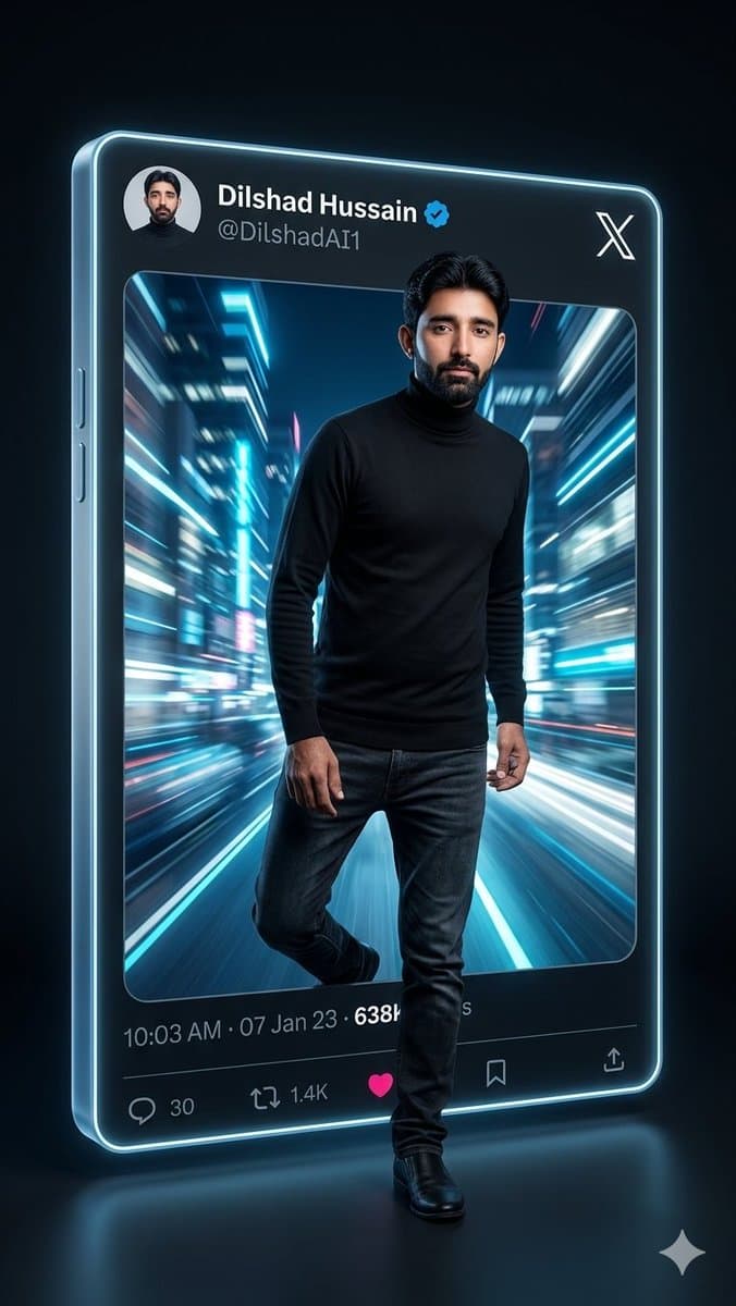 Neon X Post 3D Walkout Portrait preview image 1