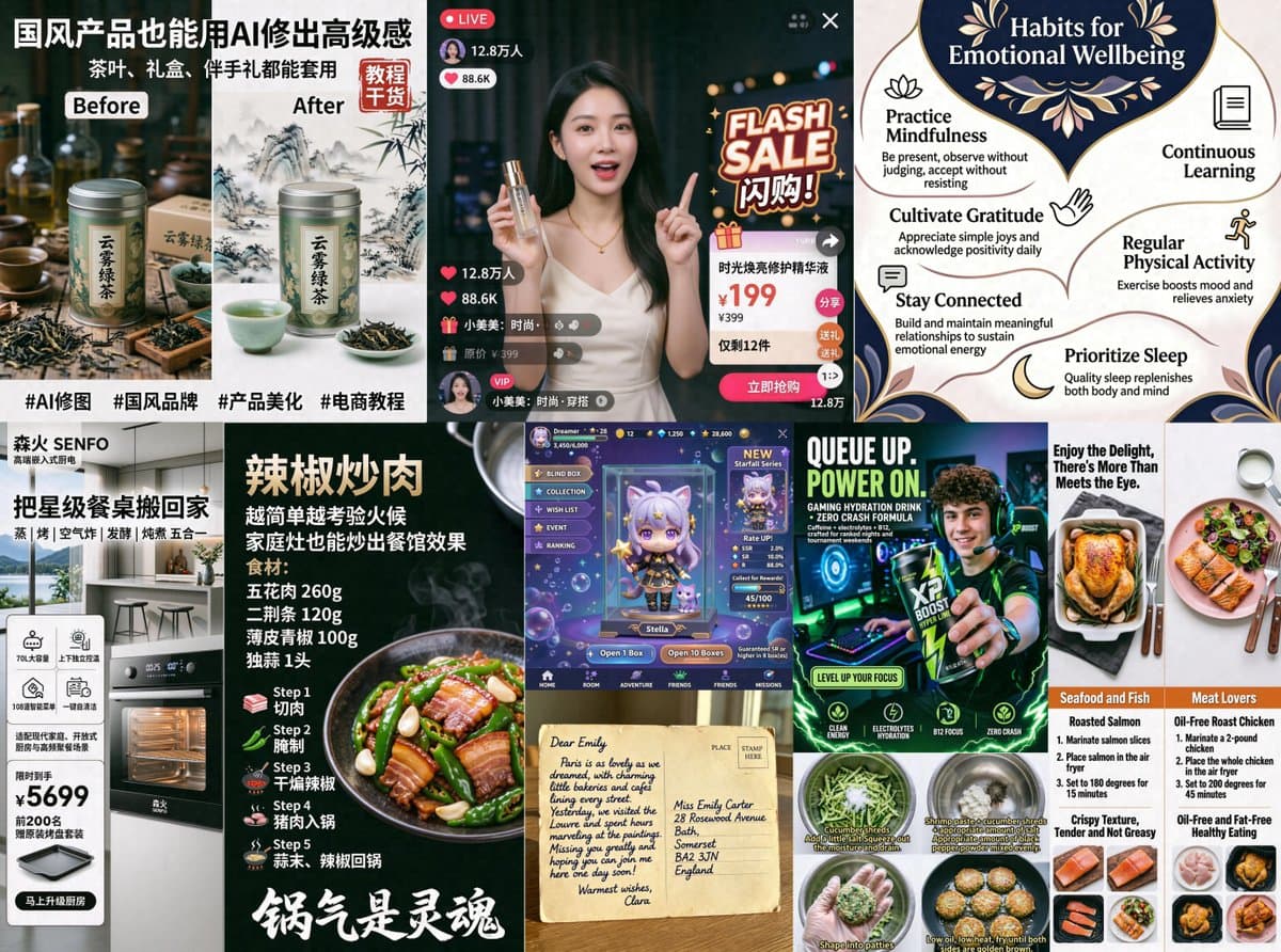 AI Ad and Infographic Capability Collage preview image 1