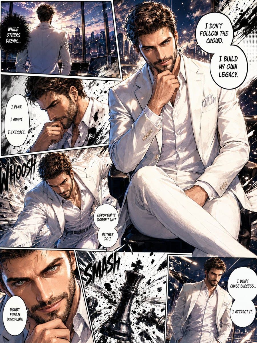 Full Page Manga Illustration preview image 1